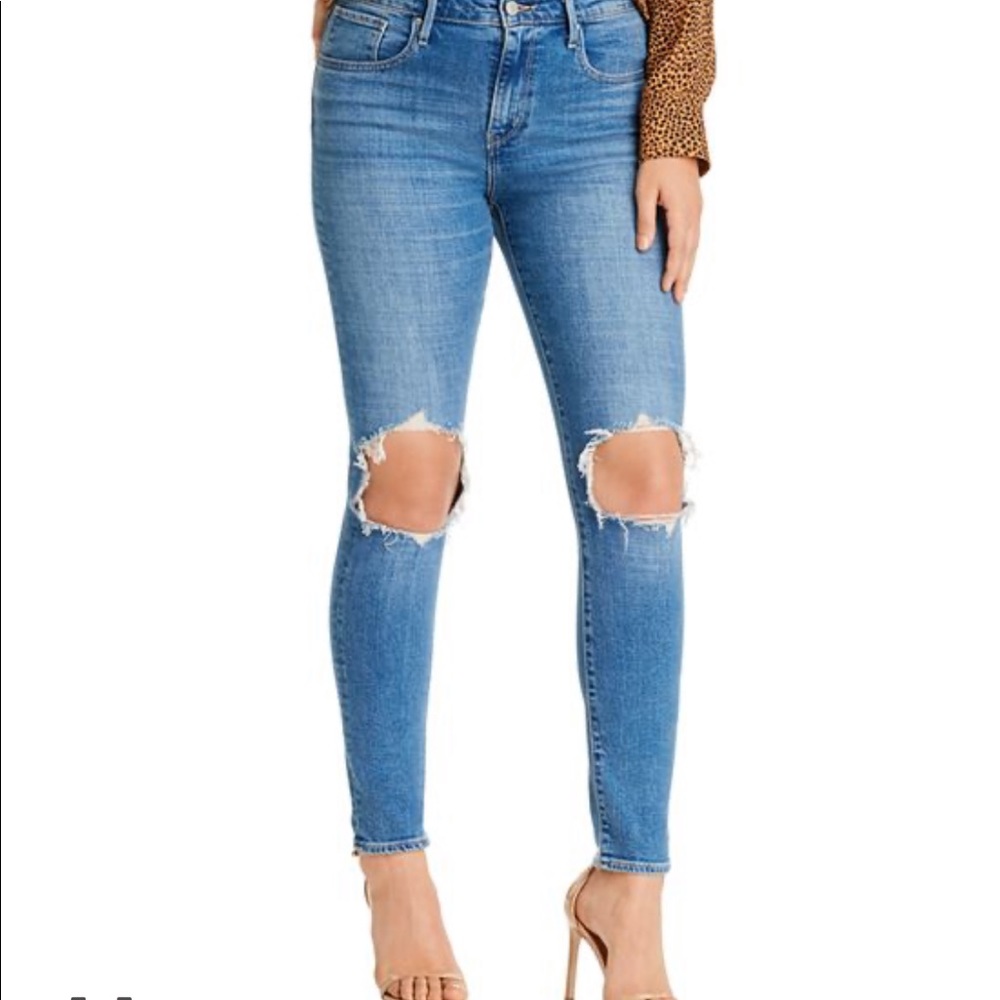 💙👖Levi’s Distressed 721 High-Rise Skinny👖💙